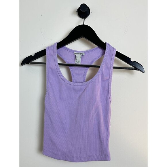 FOREVER 21 Essential Racer Tank in Purple Size Small - Picture 2 of 4